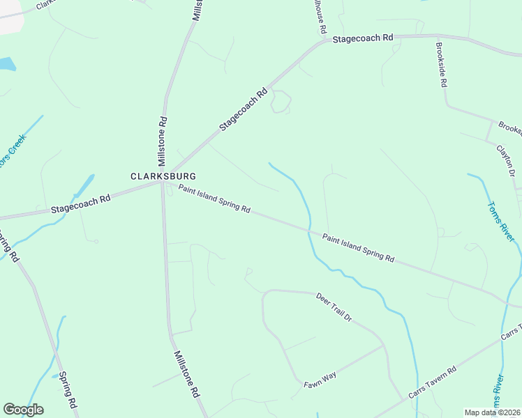 map of restaurants, bars, coffee shops, grocery stores, and more near 214 Paint Island Spring Road in Millstone