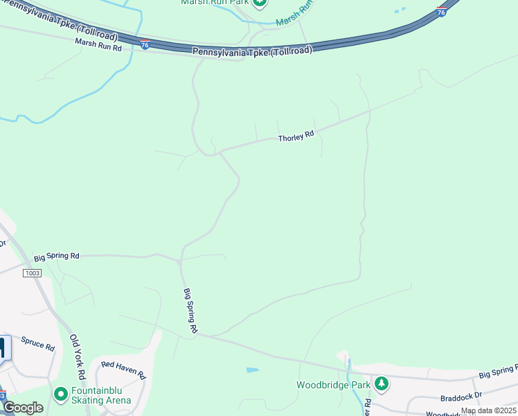 map of restaurants, bars, coffee shops, grocery stores, and more near 460 Granite Quarry Road in New Cumberland