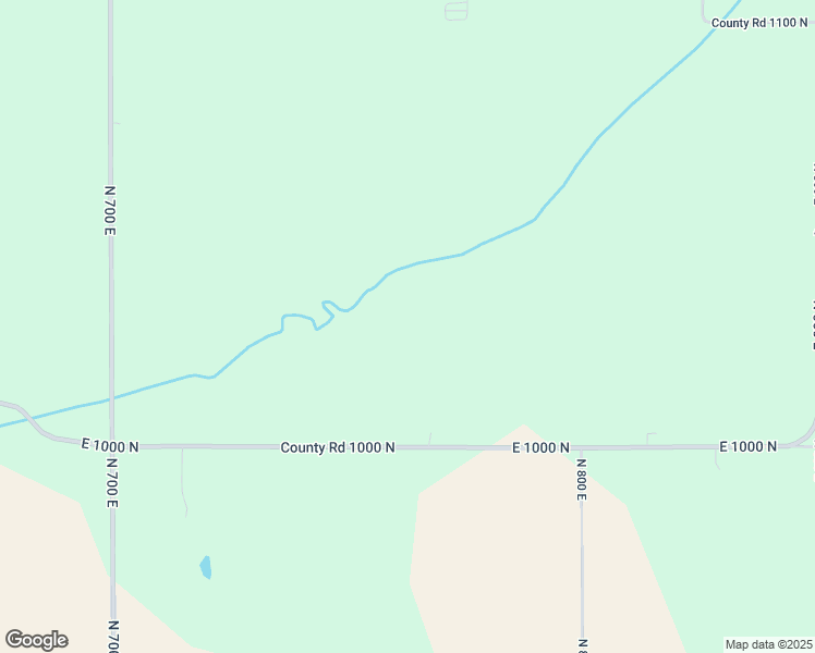 map of restaurants, bars, coffee shops, grocery stores, and more near 7443 County Road 1000 North in Darlington