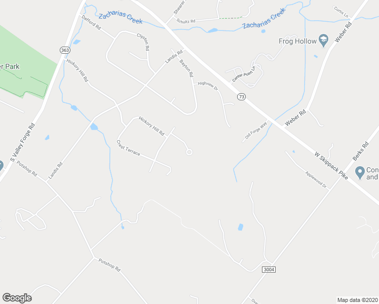 map of restaurants, bars, coffee shops, grocery stores, and more near 2852 Conestoga Lane in Norristown