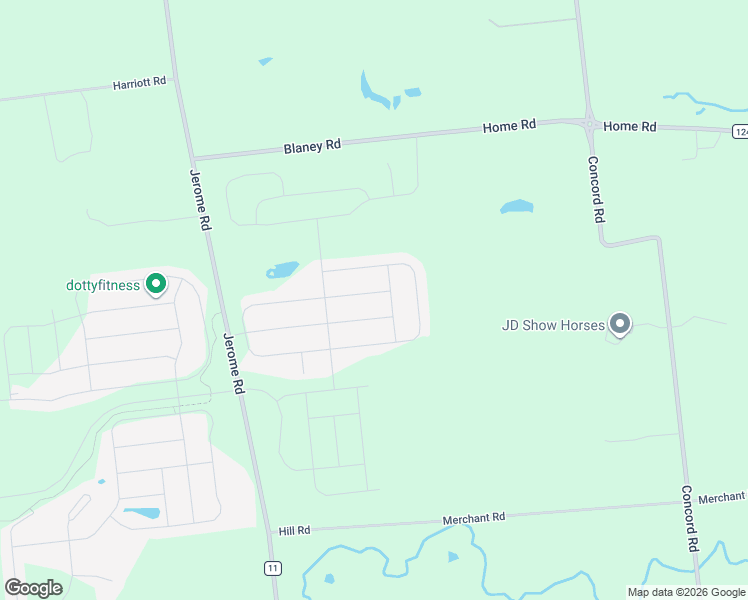 map of restaurants, bars, coffee shops, grocery stores, and more near 7247 Yarrow Run Road in Plain City