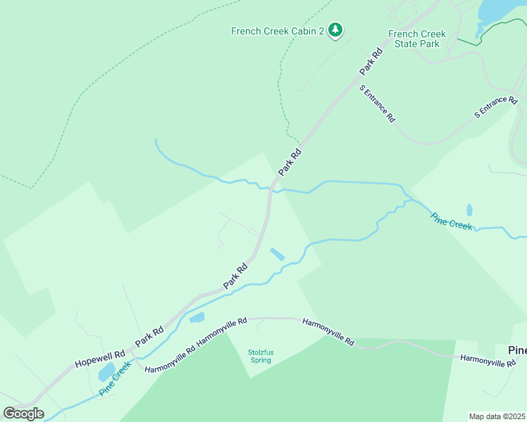 map of restaurants, bars, coffee shops, grocery stores, and more near 1192 Park Road in Elverson
