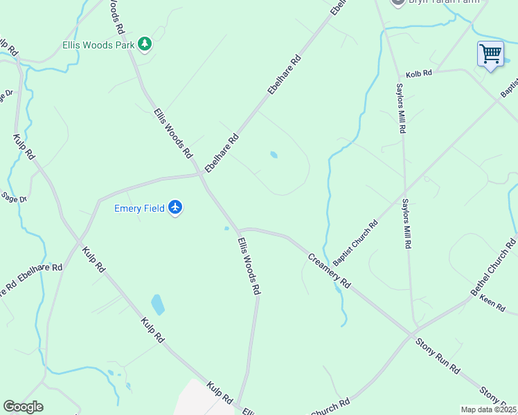 map of restaurants, bars, coffee shops, grocery stores, and more near 15 Creamery Road in Pottstown