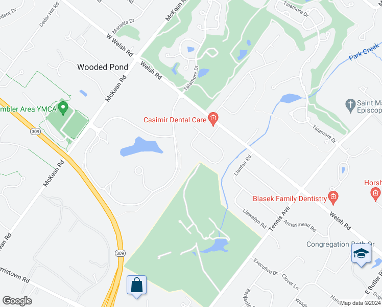 map of restaurants, bars, coffee shops, grocery stores, and more near 428 Wyndon Road in Montgomery County