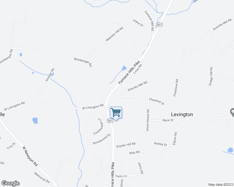 map of restaurants, bars, coffee shops, grocery stores, and more near 30 Loop Road in Lititz
