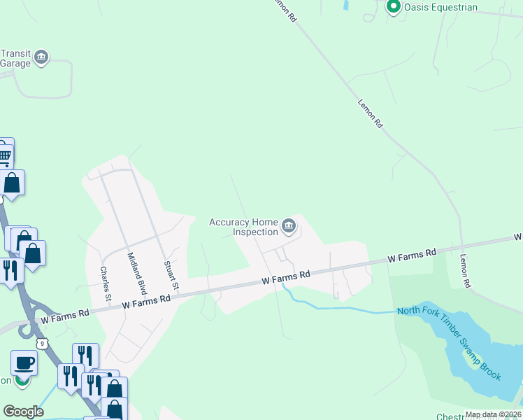 map of restaurants, bars, coffee shops, grocery stores, and more near 190 Tyrpak Road in Howell Township