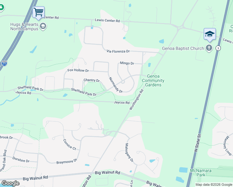 map of restaurants, bars, coffee shops, grocery stores, and more near 4768 Normandy Drive in Galena