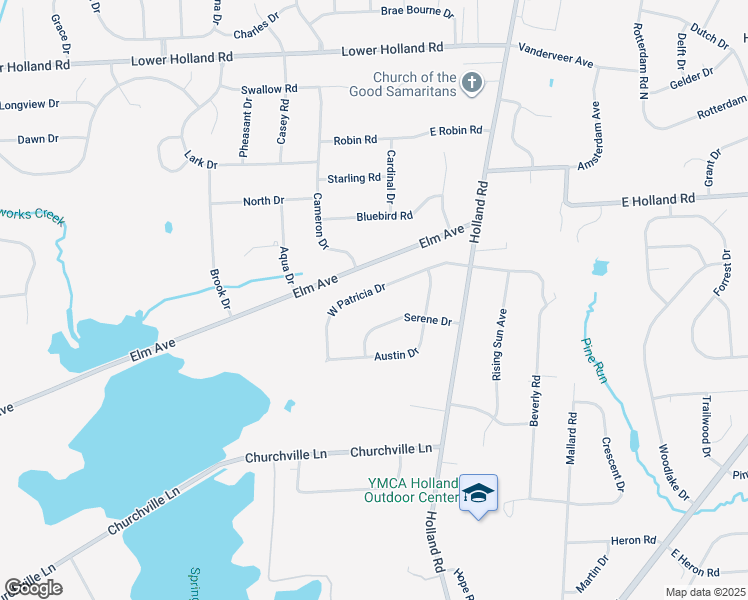 map of restaurants, bars, coffee shops, grocery stores, and more near 98 West Patricia Road in Southampton