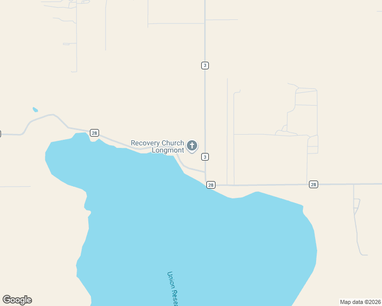 map of restaurants, bars, coffee shops, grocery stores, and more near 13117 County Road 3 in Longmont