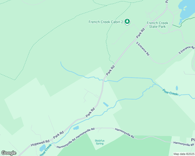 map of restaurants, bars, coffee shops, grocery stores, and more near 1136 Park Road in Elverson