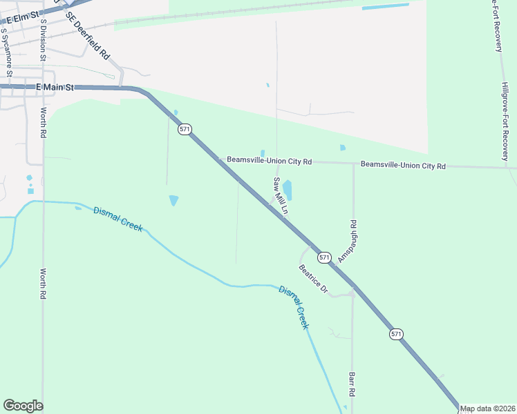 map of restaurants, bars, coffee shops, grocery stores, and more near 443-487 Route 571 in Union City