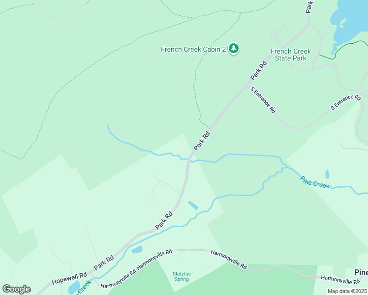 map of restaurants, bars, coffee shops, grocery stores, and more near 1136 Park Road in Elverson