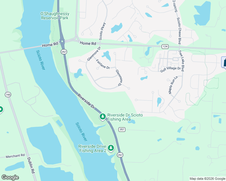 map of restaurants, bars, coffee shops, grocery stores, and more near 7981 Glenmore Drive in Powell