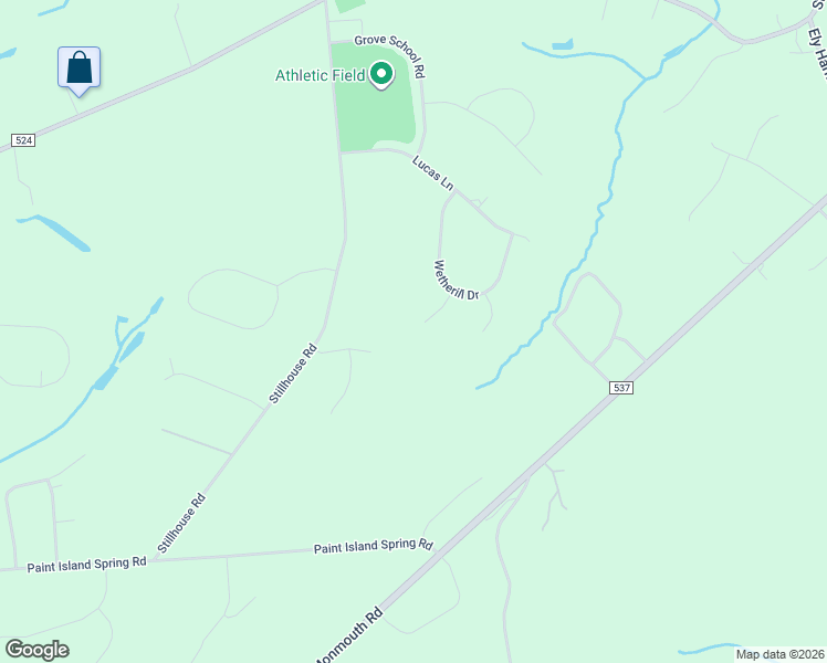 map of restaurants, bars, coffee shops, grocery stores, and more near 6 Cole Court in Millstone Township