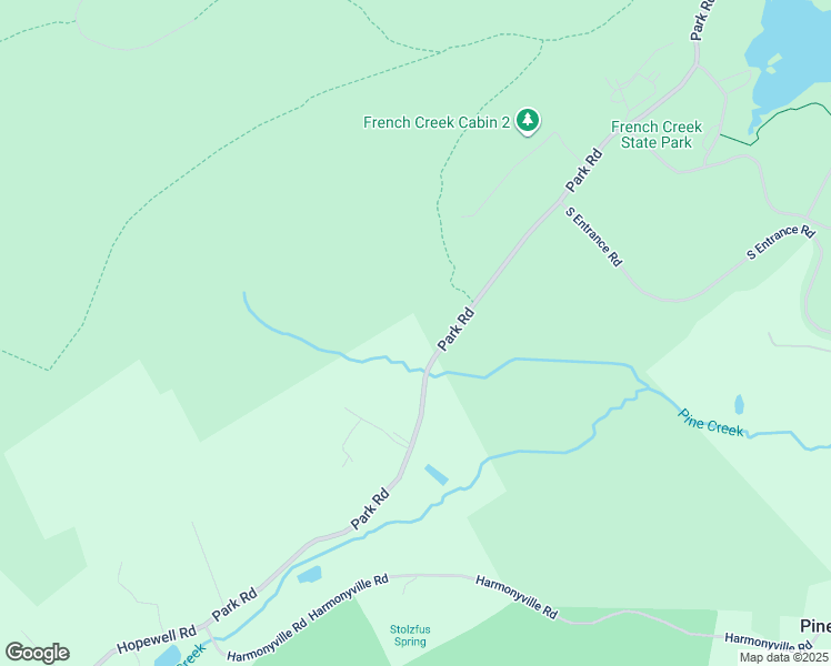map of restaurants, bars, coffee shops, grocery stores, and more near 1132 Park Rd in Elverson