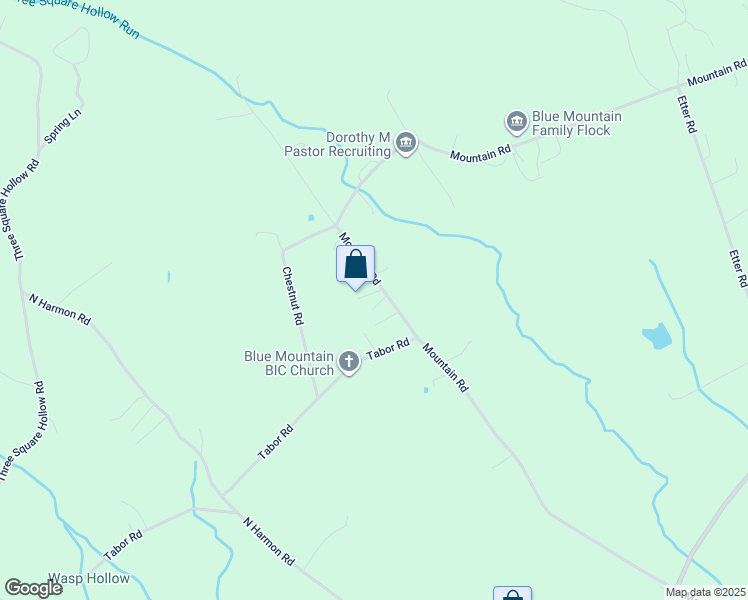 map of restaurants, bars, coffee shops, grocery stores, and more near 45 Mountain Top Drive in Newburg