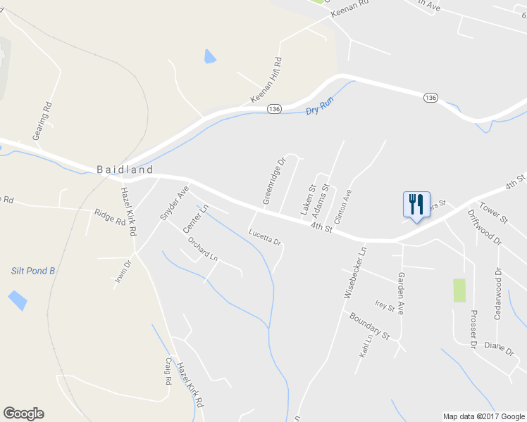 map of restaurants, bars, coffee shops, grocery stores, and more near 1677 4th Street in Monongahela