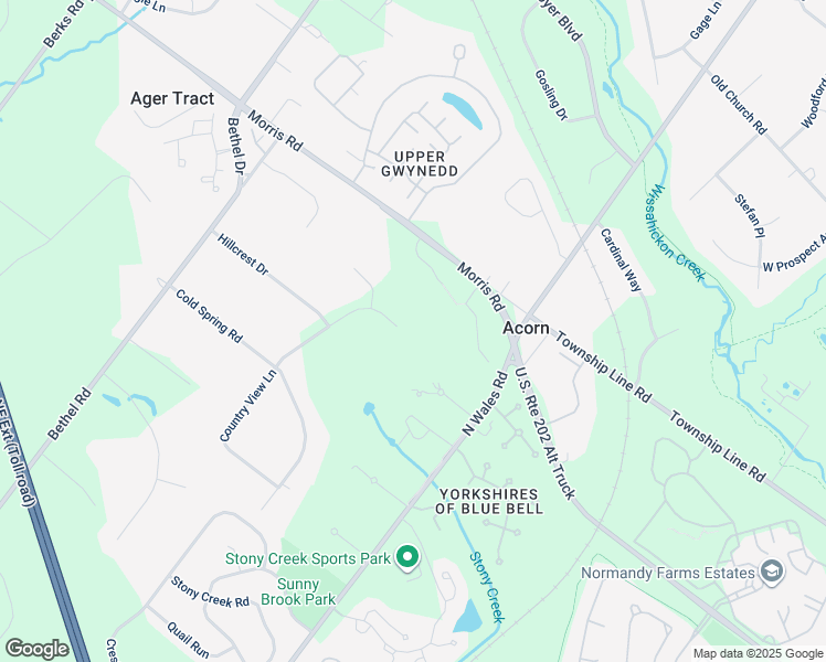 map of restaurants, bars, coffee shops, grocery stores, and more near 2118 Country View Lane in Lansdale