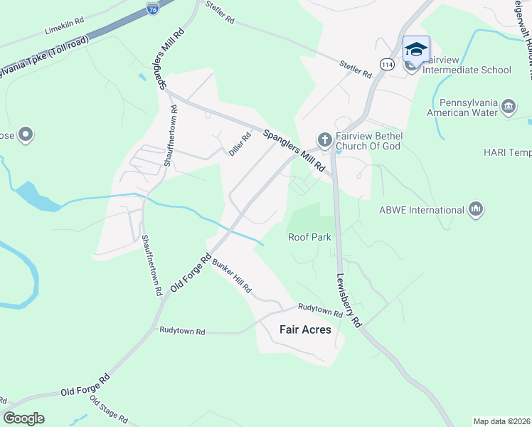 map of restaurants, bars, coffee shops, grocery stores, and more near 285 Bradley Circle in New Cumberland