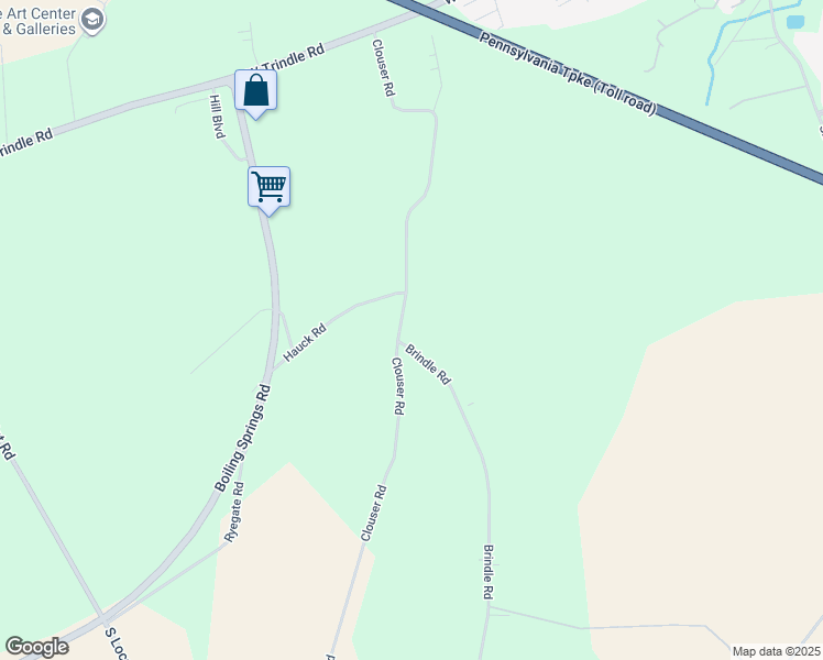 map of restaurants, bars, coffee shops, grocery stores, and more near 79 Clouser Road in Mechanicsburg