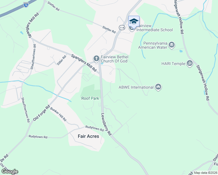 map of restaurants, bars, coffee shops, grocery stores, and more near 794 Scenic Circle in New Cumberland