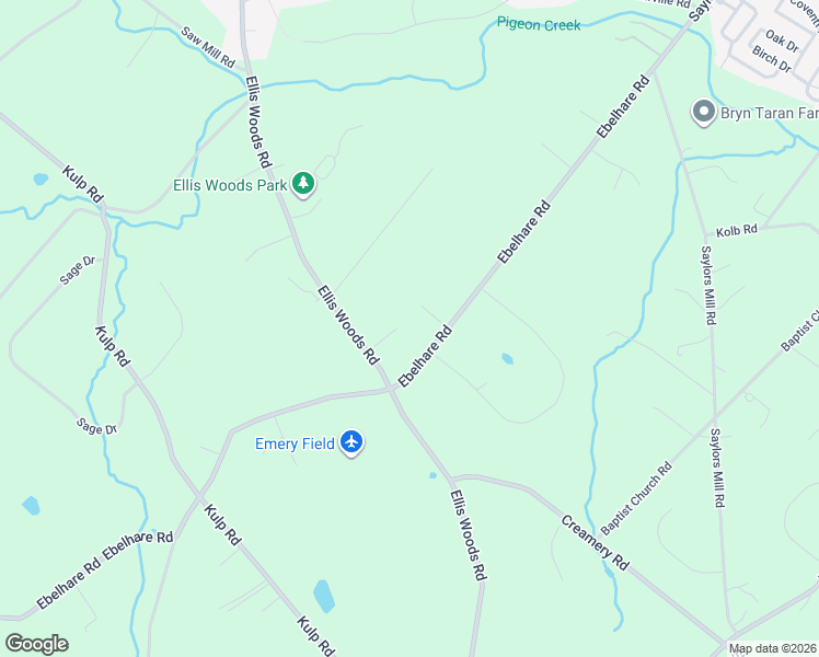 map of restaurants, bars, coffee shops, grocery stores, and more near 1035 Ellis Woods Road in Pottstown