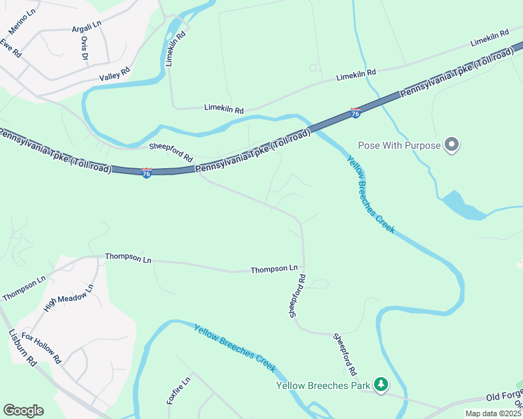 map of restaurants, bars, coffee shops, grocery stores, and more near 1844 Sheepford Road in Mechanicsburg