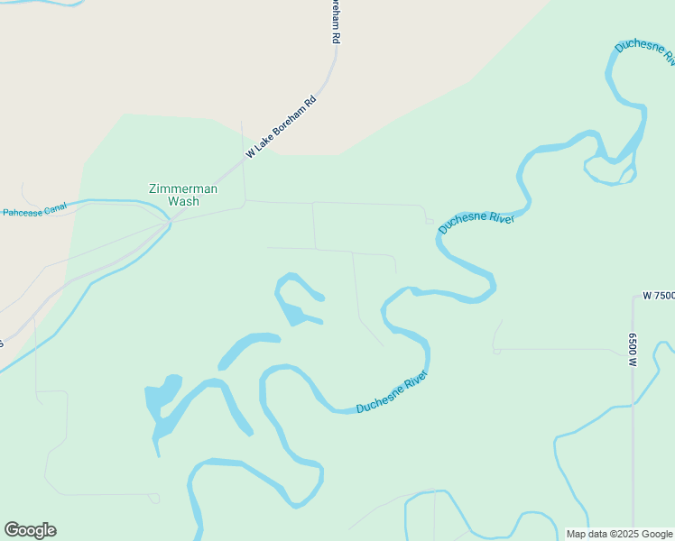 map of restaurants, bars, coffee shops, grocery stores, and more near 7360 South Banjo Lane in Duchesne