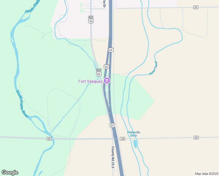 map of restaurants, bars, coffee shops, grocery stores, and more near U.S. 85 Business in Platteville