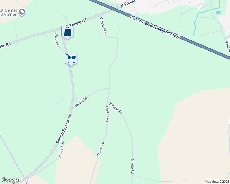 map of restaurants, bars, coffee shops, grocery stores, and more near 79 Clouser Rd in Mechanicsburg