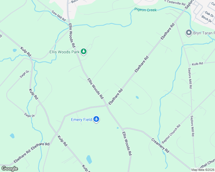 map of restaurants, bars, coffee shops, grocery stores, and more near 1035 Ellis Woods Road in Pottstown