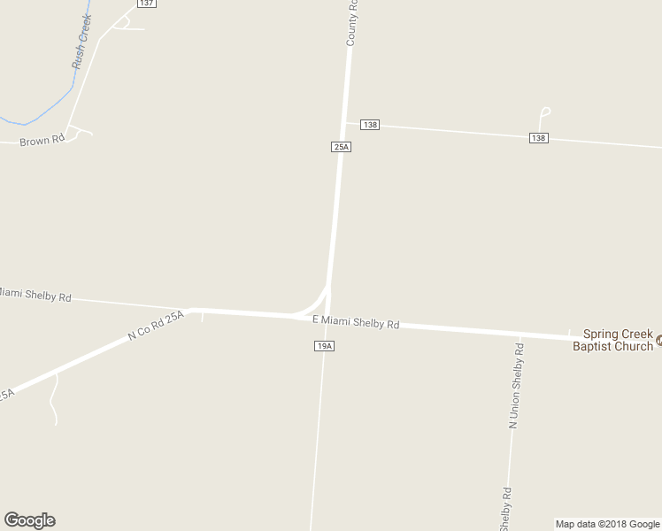 map of restaurants, bars, coffee shops, grocery stores, and more near 101 Sidney Piqua Road in Sidney