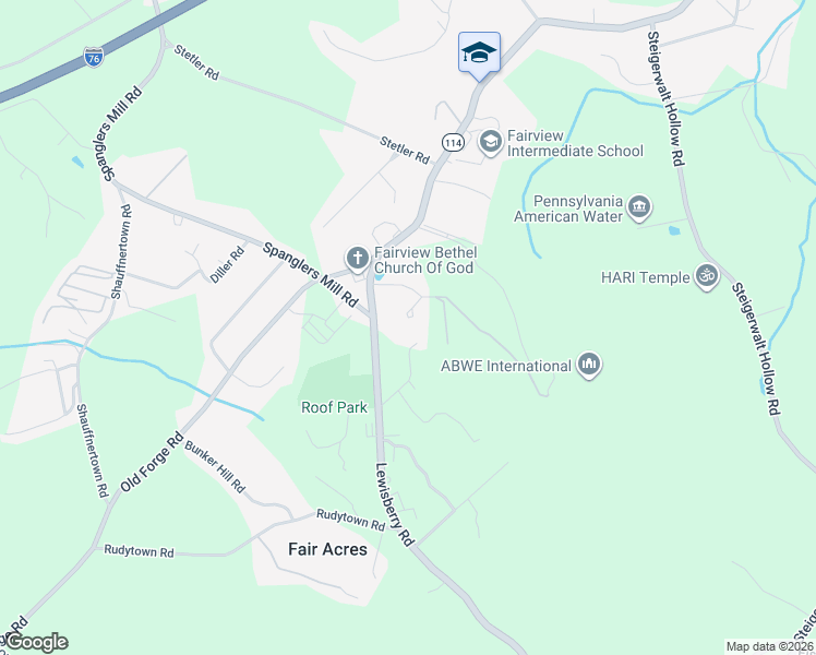 map of restaurants, bars, coffee shops, grocery stores, and more near 794 Scenic Cir in New Cumberland