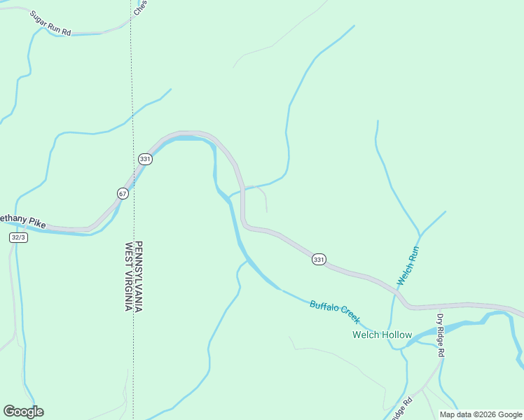 map of restaurants, bars, coffee shops, grocery stores, and more near 281 Brush Run Road in Claysville