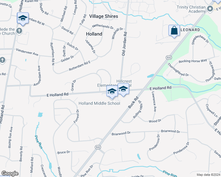 map of restaurants, bars, coffee shops, grocery stores, and more near 43 Penn Circle in Southampton