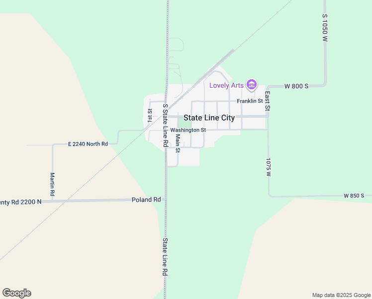 map of restaurants, bars, coffee shops, grocery stores, and more near in State Line City