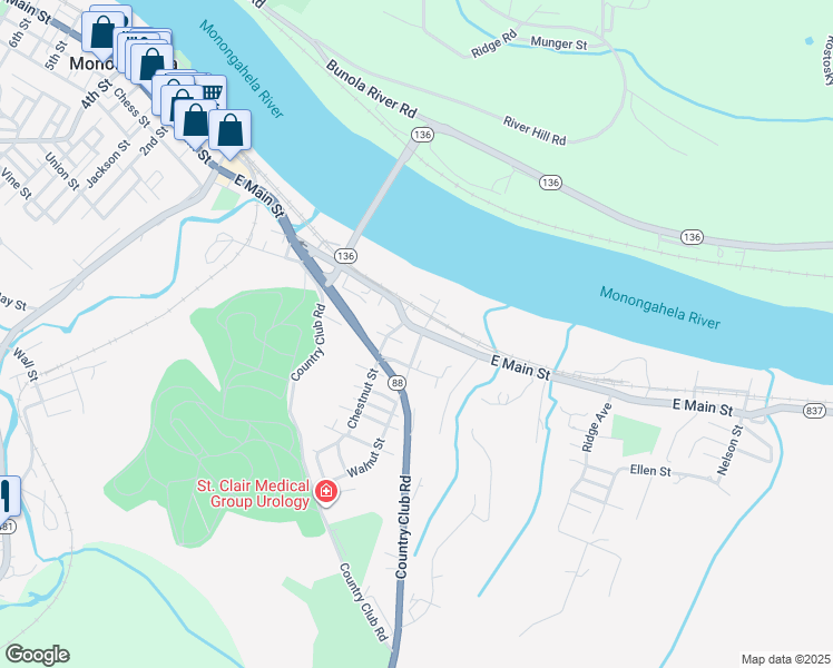 500 East Main Street, Monongahela PA Walk Score