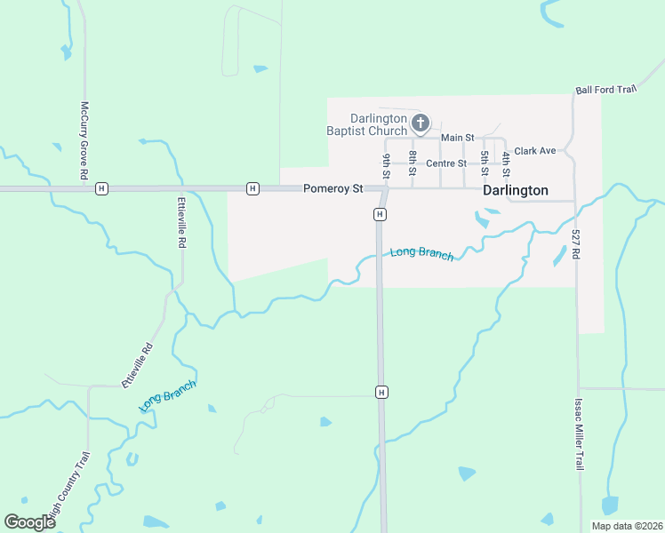 map of restaurants, bars, coffee shops, grocery stores, and more near in Darlington