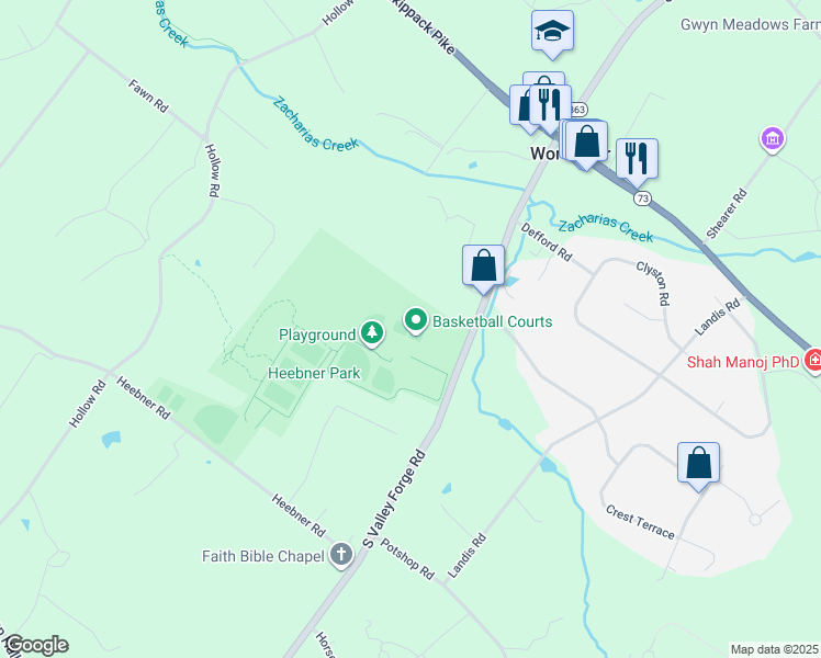 1721 Valley Road, Collegeville PA Walk Score