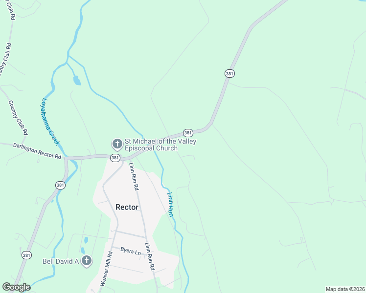 map of restaurants, bars, coffee shops, grocery stores, and more near 107 Azalea Lane in Rector