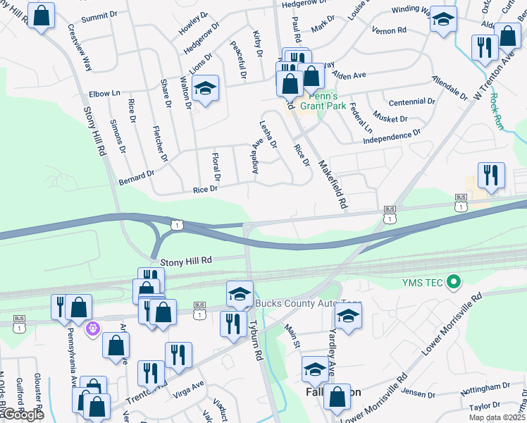map of restaurants, bars, coffee shops, grocery stores, and more near 180 Woolston Drive in Morrisville