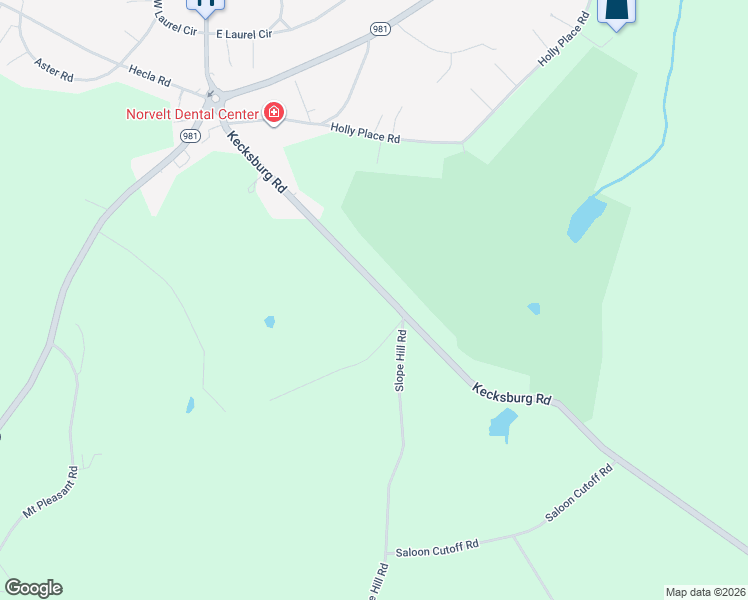 map of restaurants, bars, coffee shops, grocery stores, and more near 1637 Kecksburg Road in Mount Pleasant