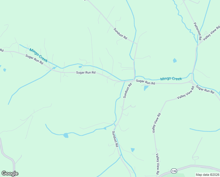 map of restaurants, bars, coffee shops, grocery stores, and more near 226 Sugar Run Road in Eighty Four