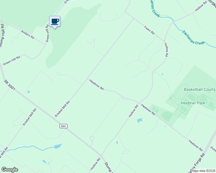 map of restaurants, bars, coffee shops, grocery stores, and more near 3241 Heebner Road in Collegeville