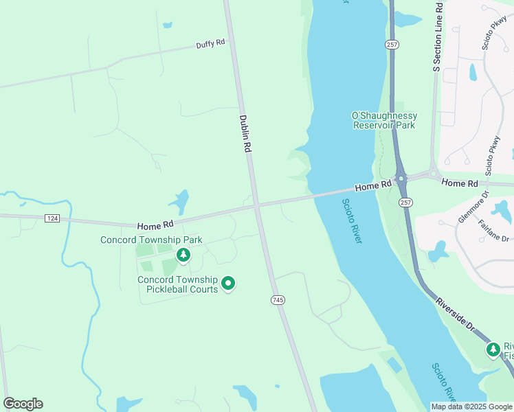 map of restaurants, bars, coffee shops, grocery stores, and more near 5993 Home Road in Delaware