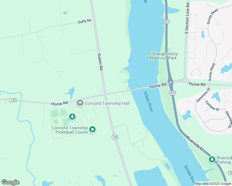 map of restaurants, bars, coffee shops, grocery stores, and more near 5993 Home Road in Delaware