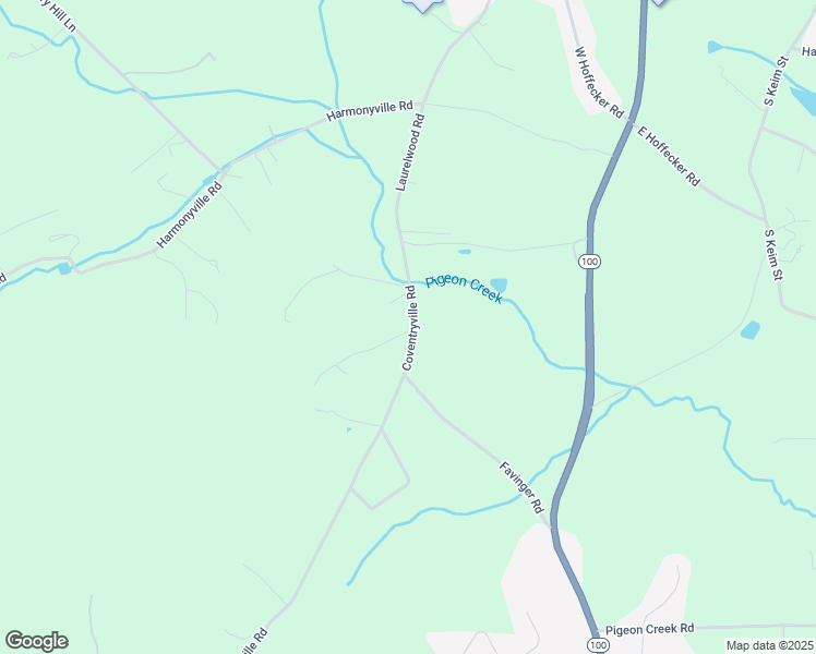 map of restaurants, bars, coffee shops, grocery stores, and more near 2731 Coventryville Road in Pottstown