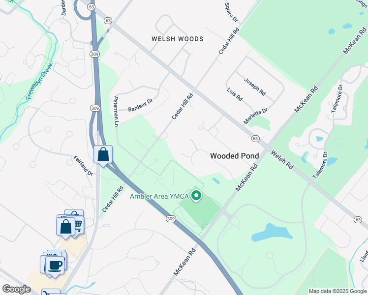 map of restaurants, bars, coffee shops, grocery stores, and more near 910 Ridgeview Lane in Montgomery County