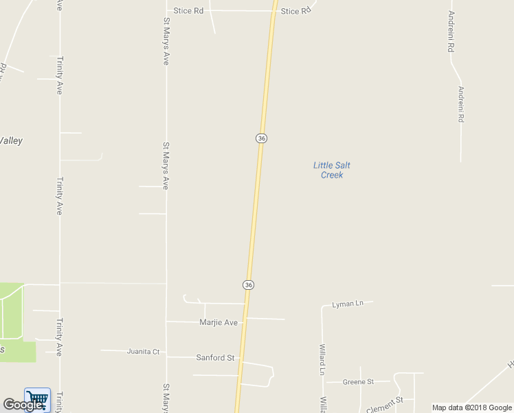 map of restaurants, bars, coffee shops, grocery stores, and more near 13860 Highway 36 in Red Bluff