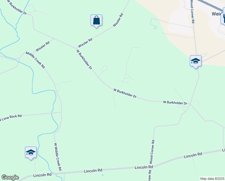 map of restaurants, bars, coffee shops, grocery stores, and more near 200 West Burkholder Drive in Lititz